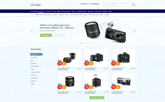 site internet produit en ligne