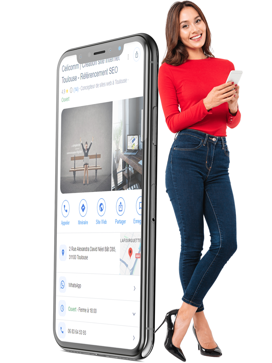 gestion fiche google business agence web toulouse Celicomm