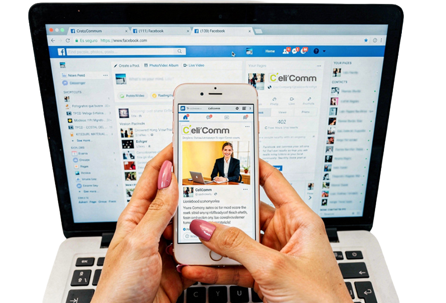 gestion réseaux sociaux facebook agence web celicomm